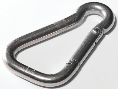 Baron S24502-1/4 Spring Snap, 5/16 in Snap Opening, 2-3/8 in L Dimensions, 400 lb Working Load