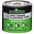 FrogTape 105723 Flashing Tape, 30 ft L, 3-3/4 in W, Black, Acrylic Adhesive