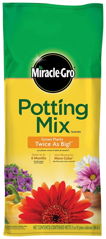 Miracle-Gro 72790430 Potting Mix, Solid, 50 qt Bag