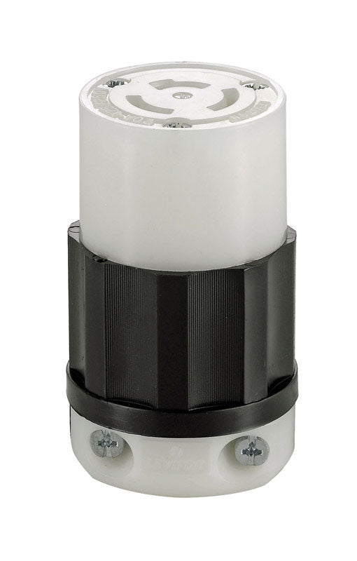 Leviton Industrial Nylon Non-Grounding Locking Connector Non-NEMA 14-10 AWG 3 Pole 3 Wire