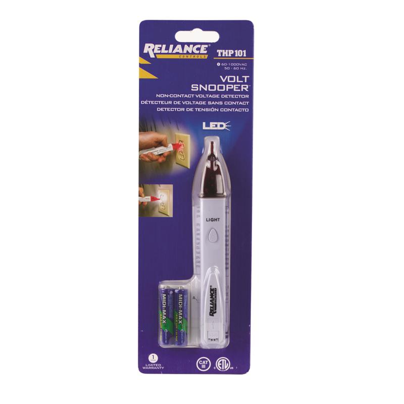 Reliance Controls 50-1000 V LED Voltage Continuity Tester 1 pk