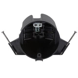 Cantex EZ Box New Work 18 cu in Round Polycarbonate Ceiling Box Black