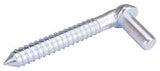 ProSource LR096 Screw Hook, 3/4 in Thread, 6 in L, Steel, Zinc