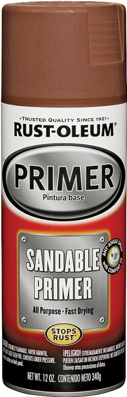 Rust-Oleum 249419 Spray Primer, Red, 12 oz Can