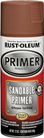 Rust-Oleum 249419 Spray Primer, Red, 12 oz Can