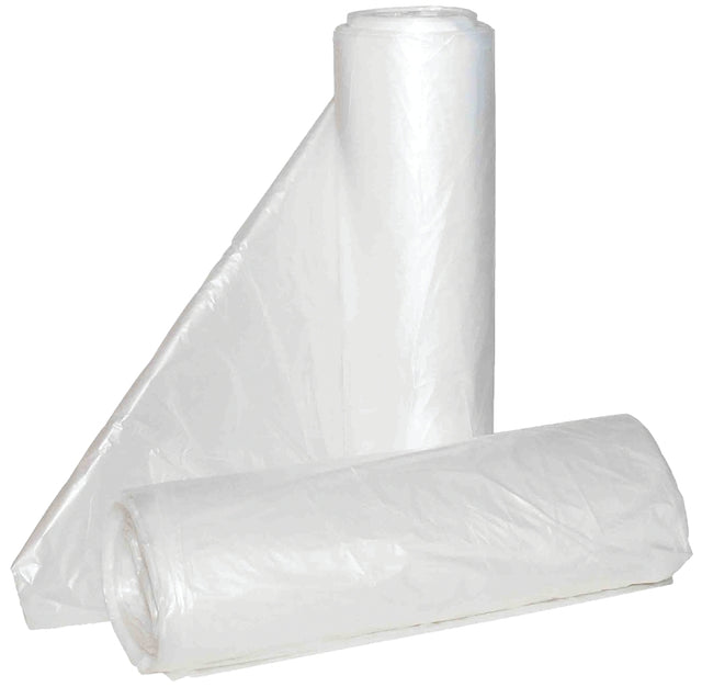 ALUF Plastics Hi-Lene Series HCR-404814C Anti-Microbial Can Liner, 40 x 48 in, 45 gal, HDPE, Clear