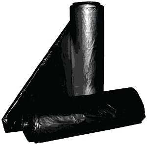 ALUF Plastics RCT-45XX Royal Crown Top Liner, 45 gal, Black, 40 x 46 in, Metalocene Blend