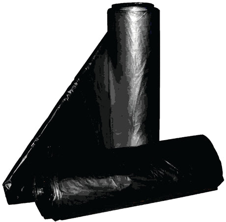 ALUF Plastics RCT-45XX Royal Crown Top Liner, 45 gal, Black, 40 x 46 in, Metalocene Blend