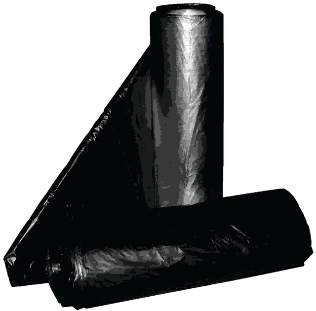 ALUF Plastics RCT-45XX Royal Crown Top Liner, 45 gal, Black, 40 x 46 in, Metalocene Blend