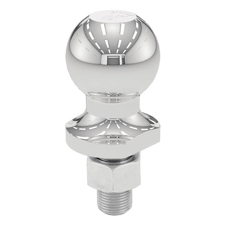 Curt 40061 Hitch Ball, 1-7/8 in Dia Ball, 3/4 in Dia Shank, 2000 lb Gross Towing, 160 ft-lb Tongue Load, Steel