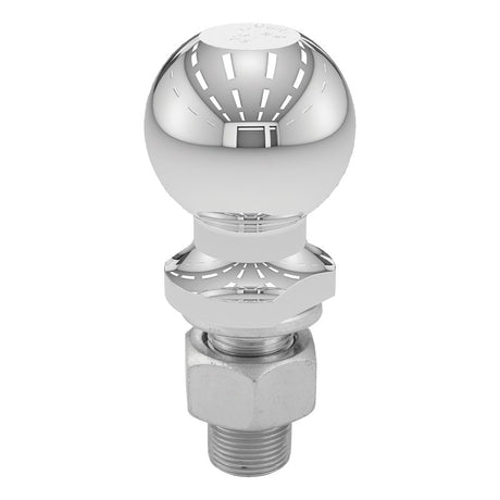 Curt 40067 Hitch Ball, 2-5/16 in Dia Ball, 1 in Dia Shank, 250 ft-lb Tongue Load, Steel, 2-1/8 in Shank Lenght