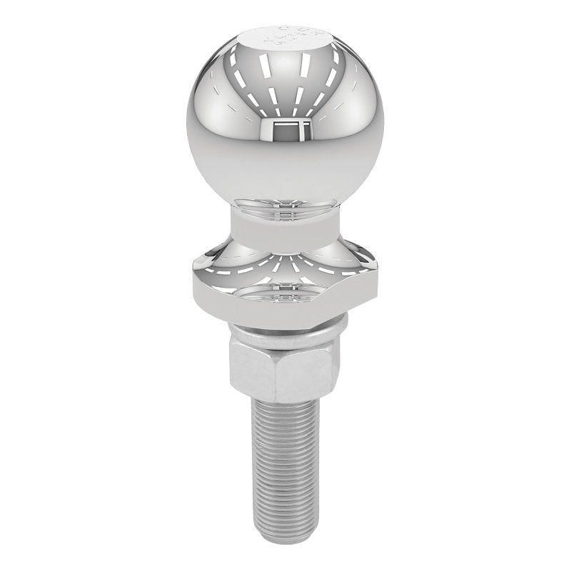 Curt 40073 Trailer Ball, 2 in Dia Ball, 3/4 in Dia Shank, 3500 lb Gross Towing, 160 ft-lb Tongue Load, Steel, 1/PK