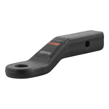 Curt 45340 Ball Mount, 8-1/2 in L, 2 in Drop, 1 in Rise, Class 5 Hitch, Steel, Carbide