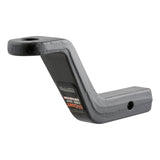 Curt 45342 Ball Mount, 9-1/2 in L, 6 in Drop, 5 in Rise, Class 5 Hitch, Steel, Carbide