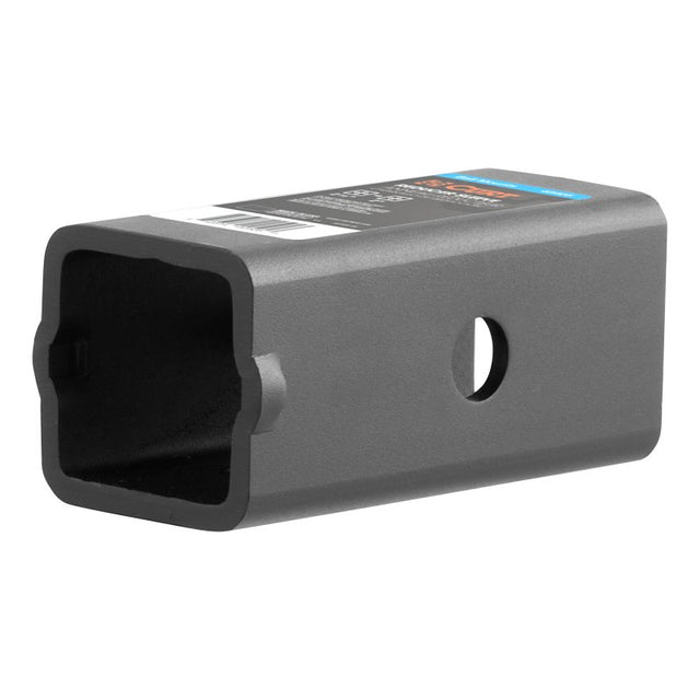 Curt 45405 Receiver Tube Adapter Sleeve, 1-Hole, Carbon Steel, Powder-Coated
