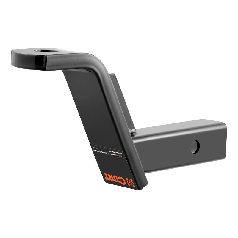 Curt 45870 Ball Mount, 9-1/4 in L, 6 in Drop, 4-1/4 in Rise, Powder-Coated