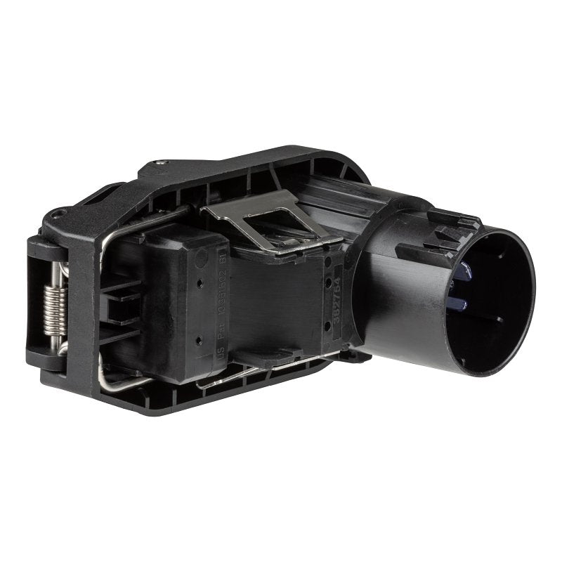 Curt 57020 Dual-Output Connector Plug, 12 V, Black