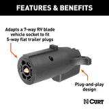 Curt 57251 Electrical Adapter