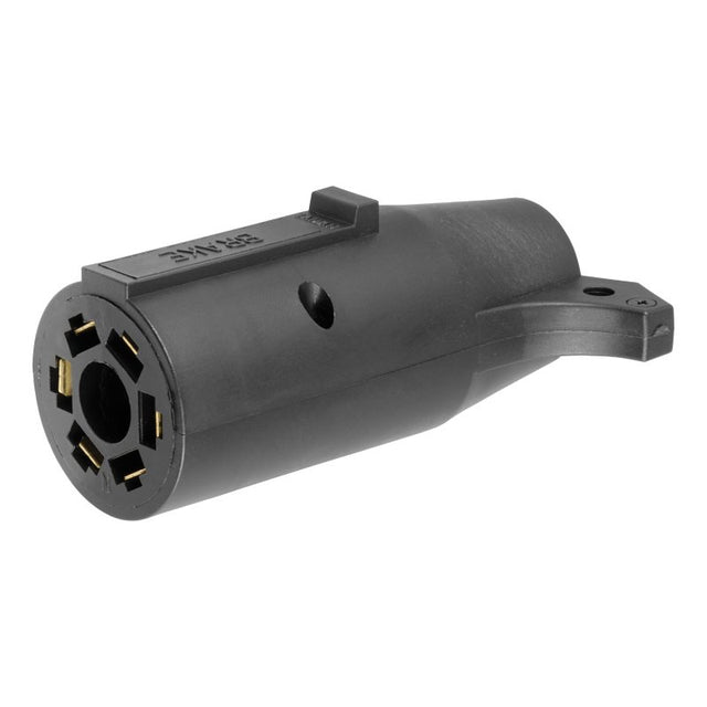 Curt 57661 Electrical Adapter, 7-Way, Includes: 4-Way Flat, 4-Way Round, 5-Way Flat, 6-Way Round, 7-Way RV Blades