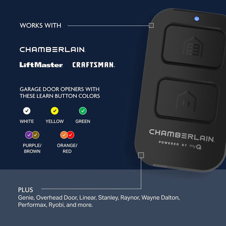 Chamberlain Universal Garage Door Remote Control - For Most Garage Door Openers after 1993