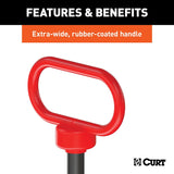 Curt 45805 Clevis Pin, 3-5/8 in OAL, Carbide/Steel, Powder-Coated