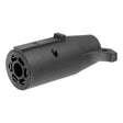 Curt 57261 Trailer Wiring Adapter, 7-Way, Includes: 4-Way Flat, 4-Way Round, 5-Way Flat, 6-Way Round, 7-Way RV Blades