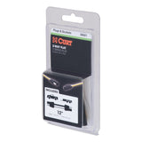 Curt 58021 Connector Plug and Socket with 12 in Wire