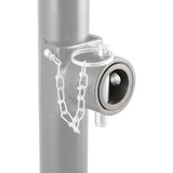 Curt 28942 Swivel Jack Male Pipe-Mount, 5000 lb, Carbon Steel