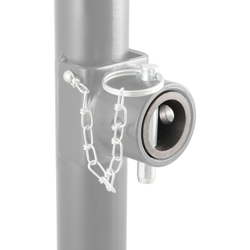 Curt 28943 Swivel Jack Male Pipe Mount, 5000 lb, Steel