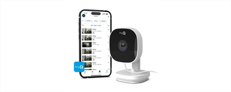 myQ MYQ-C13AXXW Home Security Camera, 130 deg View, 1080 pixel Resolution, USB