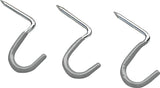 Crawford HS16 Series Storage Hook, 1 in Projection, 5.8 in H, 4-1/2 in W, 9.8 in L, 20 lb, Hammer-In Mounting, Steel