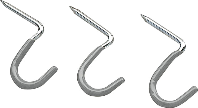 Crawford HS16 Series Storage Hook, 1 in Projection, 5.8 in H, 4-1/2 in W, 9.8 in L, 20 lb, Hammer-In Mounting, Steel