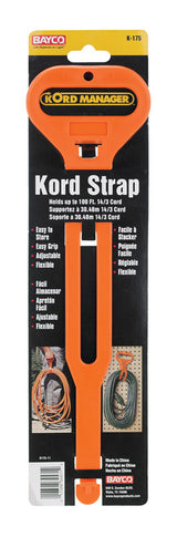 Bayco 14.3 in. L Orange Plastic Short Carry Strap