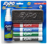 Expo 80653 Dry Erase Marker Starter Set, Chisel Lead/Tip