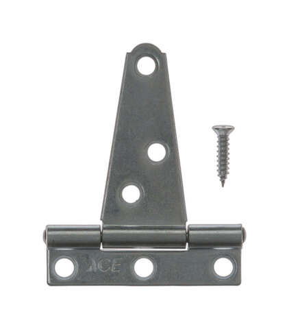 Ace 2 in. L Zinc-Plated Light Duty T Hinge 2 pk, Pack of 5