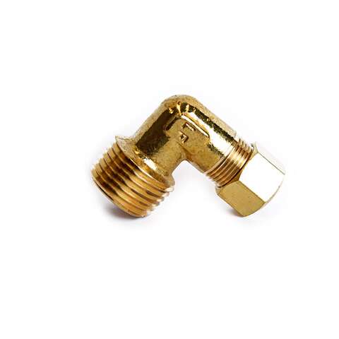 ATC 3/8 in. Compression X 1/2 in. D MPT Brass 90 Degree Elbow, Pack of 5