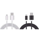 FabCordz 6 ft. L USB Charging and Sync Cable 2 pk