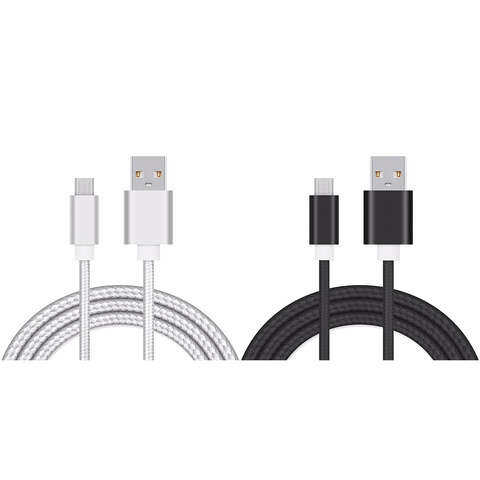 FabCordz 6 ft. L USB Charging and Sync Cable 2 pk