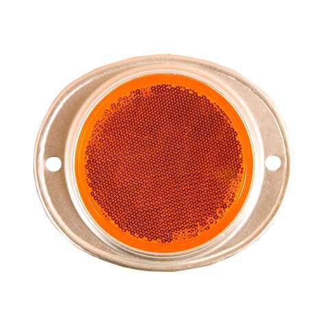 Hopkins Amber Oval Reflector 1 pk, Pack of 3