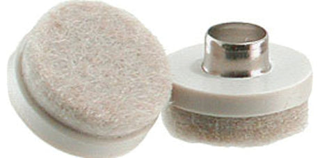 Shepherd Hardware 9933 Furniture Pad, Round, 7/8 in Dimensions, Felt Cloth, Almond, 8 PK
