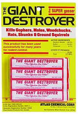 Atlas Chemical 00333 Giant Destroyer, Pack of 12
