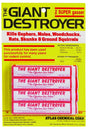 Atlas Chemical 00333 Giant Destroyer, Pack of 12