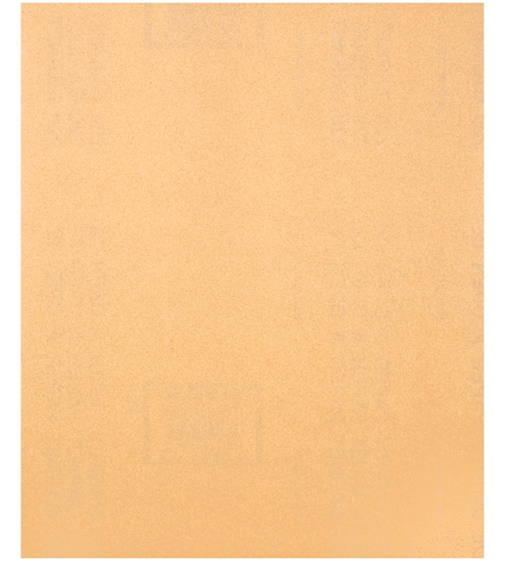 Norton 01512 Abrasive Sheet, 11 in L, 9 in W, Fine, 180 Grit, Garnet Abrasive, Paper Backing, Pack of 100
