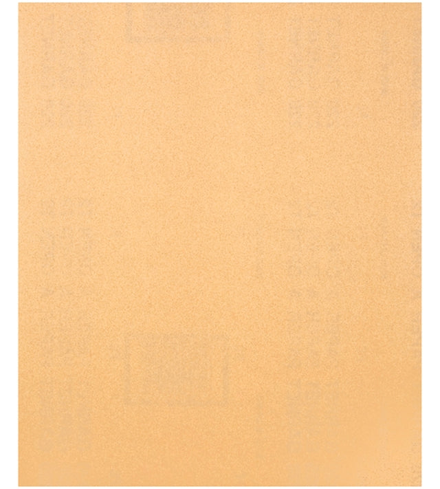 Norton 01512 Abrasive Sheet, 11 in L, 9 in W, Fine, 180 Grit, Garnet Abrasive, Paper Backing, Pack of 100
