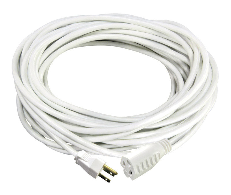 Ace Indoor or Outdoor 100 ft. L White Extension Cord 16/3 SJTW