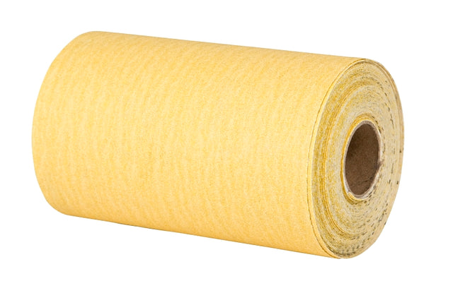 Norton Stick & Sand Series 07660749249 Sand Sheet Roll, 4-1/2 in W, 30 ft L, P180 Grit, Fine, Aluminum Oxide Abrasive