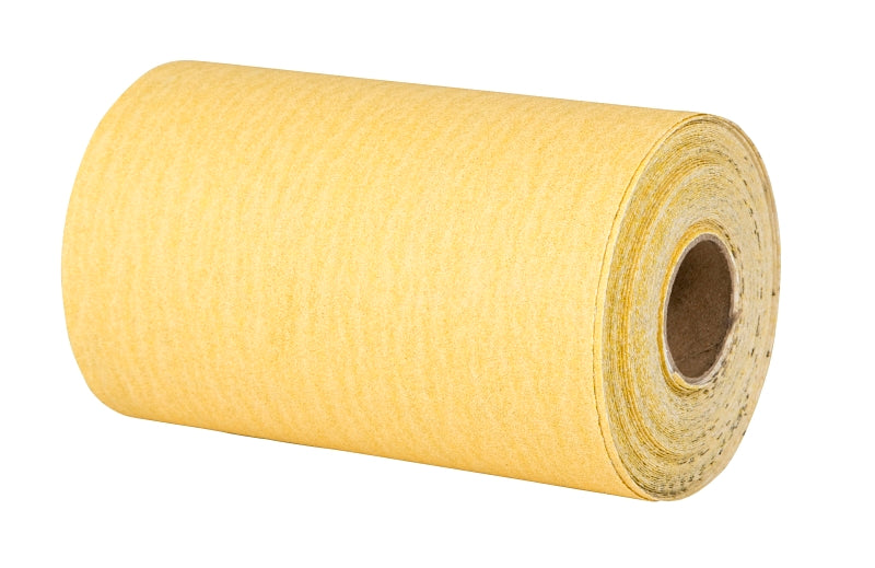 Norton Stick & Sand Series 07660749254 Sand Sheet Roll, 4-1/2 in W, 30 ft L, P80 Grit, Coarse, Aluminum Oxide Abrasive