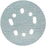 Norton ProSand Series 07660768354 Vacuum Disc, 5 in Dia, Coated, 80 Grit, Coarse, Ceramic Alumina Abrasive, 8-Hole