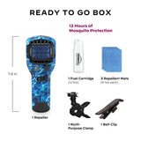 Thermacell MR300MO Portable Mosquito Repeller, 12 hr Refill, 15 ft Coverage Area, Mossy Oak Housing