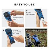 Thermacell MR300MO Portable Mosquito Repeller, 12 hr Refill, 15 ft Coverage Area, Mossy Oak Housing